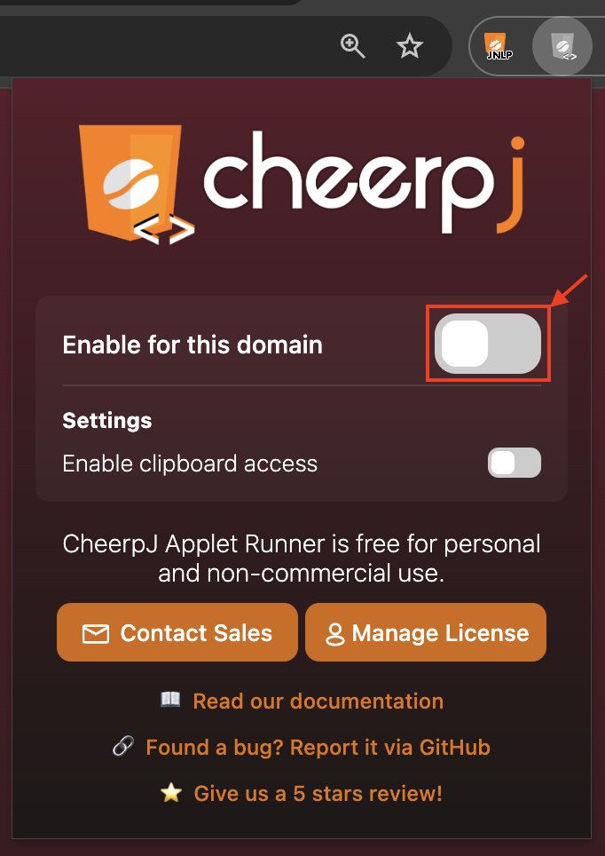 Applet Runner usage